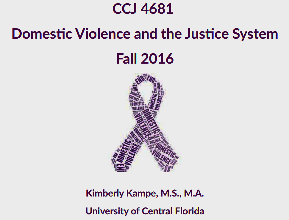 Domestic Violence Course Logo